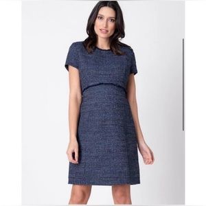 Seraphine Maternity Tweed Dress